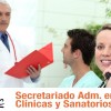 secretariado administrativo de clinicas y sanatorios en Venado Tuerto
